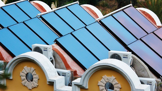Painéis de aquecimento solar